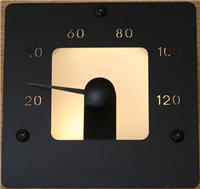 Светильник для сауны Cariitti оптоволоконный Термометр SQ (черный)