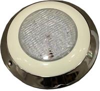 Прожектор светодиодный универсальный с оправой из нерж. стали Poolmagic 12 Вт, белый, SMD2835
