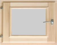 Форточка для сауны DoorWood (Дорвуд) 30х40 термозакаленное стекло 8мм ART