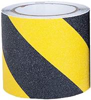 Лента противоскользящая SafetyStep Anti Slip Tape PEVA Hazard черно- желтый, ширина 100 мм, длина 18,3 м