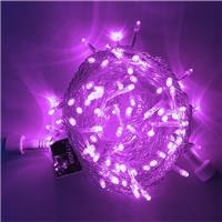 Гирлянда-нить светодиодная Rich Led 10 м, 100 LED(фиолетовый), прозрачный провод