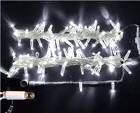 Гирлянда-нить светодиодная Rich Led 10 м, 220 В, мерцание, IP65, белый, провод белый