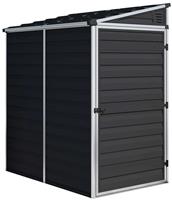Сарай (хозблок) Palram Skylight SHED PENT (4*6), dark grey