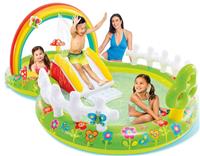 Надувной детский бассейн INTEX Игровой центр Мой сад 290х180х104 см, арт. 57154