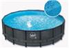 Каркасный бассейн Swing круглый 427х107 см Elite Wicker Dark