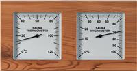 Термометр-гигрометр Maestro Woods MW-082 (канадский кедр) горизонтальный