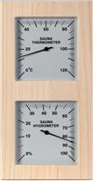 Термометр-гигрометр Maestro Woods MW-085 (сосна) вертикальный