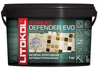 Смесь на эпоксидной основе Litokol (2-х компонентная) STARLIKE Defender EVO S.125 Grigio Cemento, ведро 1 кг
