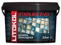 Смесь на эпоксидной основе Litokol (2-х компонентная) STARLIKE EVO S.140 Nero Grafite, ведро 2,5 кг