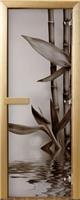 Дверь для сауны Maestro Woods (Маэстро Вуд) 60x190 с фотопечатью Бамбук, правая