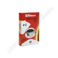 Фильтр для кофе Filtero №2/40 белые для кофеварок с колбой на 4-8 чашек 01404548