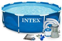 Каркасный бассейн INTEX Metal Frame 28202/56999, 305х76 см (фильтр)