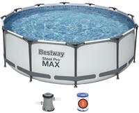 Каркасный бассейн Bestway Steel Pro Max 56260, 366х100 см (фильтр)