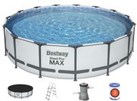 Каркасный бассейн Bestway Steel Pro Max 56488, 457х107 см (комплект)
