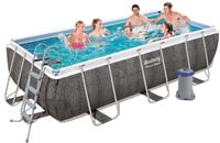 Каркасный бассейн Bestway Power Steel 56722, 412x201x122 см (фильтр+лестница)
