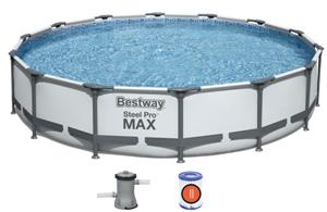 Каркасный бассейн Bestway Steel Pro Max 56595, 427x84 см (фильтр)