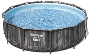 Каркасный бассейн Bestway Steel Pro Max Wood Style 5614X, 366х100 см (фильтр+лестница)