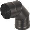 Колено 90 град. Black, 3 секции, д.120, нерж. (AISI 430/0,8мм)