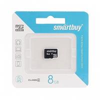 Карта флэш-памяти MicroSD 8 Гб Smart Buy без SD адаптера (class 4) 18229
