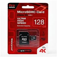 Карта флэш-памяти MicroSD 128 Гб Qumo +SD адаптер Pro seria UHS-1 U3 110528