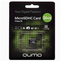 Карта флэш-памяти MicroSD 16 Гб Qumo без SD адаптера (class 10) 83654