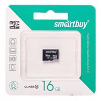 Карта флэш-памяти MicroSD 16 Гб Smart Buy без SD адаптера (class 10) 20541
