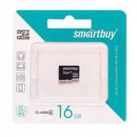 Карта флэш-памяти MicroSD 16 Гб Smart Buy без SD адаптера (class 4) 18223