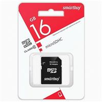 Карта флэш-памяти SD 16 Гб Smart Buy (class 10) 114823