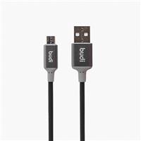 Кабель USB - micro USB budi M8J146M для HTC/Samsung (120 см) (grey) 115808