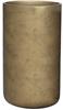 Кашпо (вазон) Idealist Крисмас Высокое, цилиндр, золотистое (D26, H45 см)