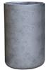 Кашпо (вазон) Idealist Крисмас Высокое, цилиндр, серебристое (D32, H50 см)