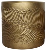 Кашпо (вазон) Idealist Лист золотистое (D24, H24 см)