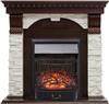 Электрокамин Royal Flame Majestic FX Black + Dublin угл сланец, темный дуб