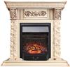 Электрокамин Royal Flame Majestic FX Black + Luxemburg, слоновая кость с патиной