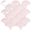 Мозаика керамическая однотонная ORRO ceramic PINK SCALES