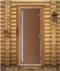 Дверь для сауны Maestro Woods (Маэстро Вуд) 70x210 Prestige Бронза матовая, левая