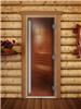 Дверь для сауны Maestro Woods (Маэстро Вуд) 70x200 Prestige Бронза, левая