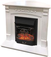 Электрокамин Royal Flame Majestic FX Black + Sorrento угл, белый дуб