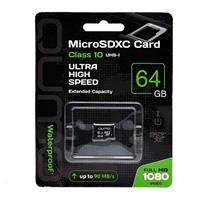 Карта флэш-памяти MicroSD 64 Гб Qumo без SD адаптера (class 10) UHS-1 133523