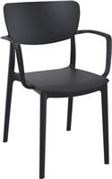 Стул (кресло) Siesta Contract Lisa, цвет черный