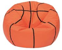Кресло-мешок МВК Мяч баскетбольный, оранж-черный