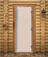 Дверь для сауны Maestro Woods (Маэстро Вуд) 80x210 Сатин, левая