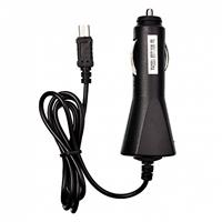 Зарядное устройство Автомобильное Glossar mini USB (1000 mA) (black) 42207