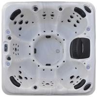 СПА бассейн Kingston JCS - 09 S 220х220х97 см чаша 6427 Silver-White-Marble, панели P - 01 Coffe
