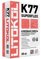 Litokol Клеевая смесь для плитки SUPERFLEX K77 цвет белый, мешок 25 кг