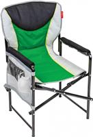 Кресло складное Ника Хаусхальт, складное (каркас черный ткань зеленая)