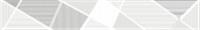 Бордюр Azori 6.2х50.5 Sonnet Grey Geometria, Россия, код 0310900630, штрихкод 463008001230