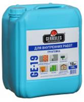 GE-19 Грунтовка для внутренних работ, 10 кг (Канистра), РОССИЯ, код 0410510008, штрихкод 460700899740, артикул НГ000007621