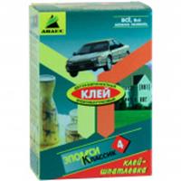 Клей ЭпоксиКлассик- шпакл, 150 г,(сер.)(к.), РОССИЯ, код 04405090016, штрихкод 460156700030, артикул 70030