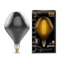 Лампа Gauss LED Vintage Filament Flexible SD160 8W E27 160*270mm Gray 2400K, КИТАЙ, код 05103260050, штрихкод 463003297158, артикул 163802008